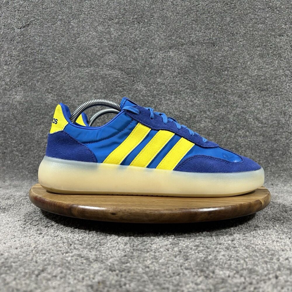 Adidas Barreda Decode JI2319 Mens Size 10 Royal Blue Yellow Athletic Shoes Used